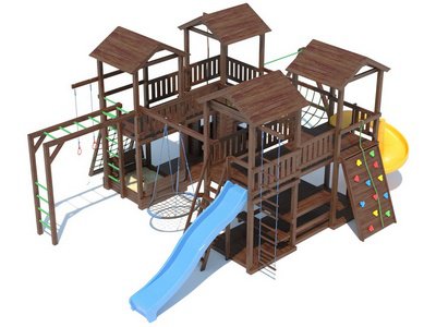 Детский игровой комплекс для улицы серия J1 модель 1