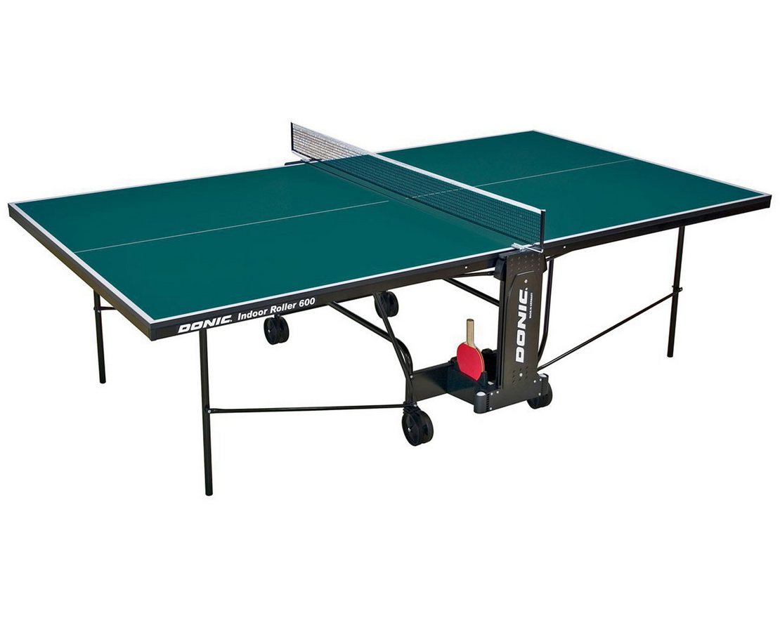 Теннисный стол INDOOR ROLLER 600 (Зеленый/Синий)