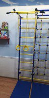 Спортивный комплекс для детей (ДСК) Пионер С4С синий с жёлтым